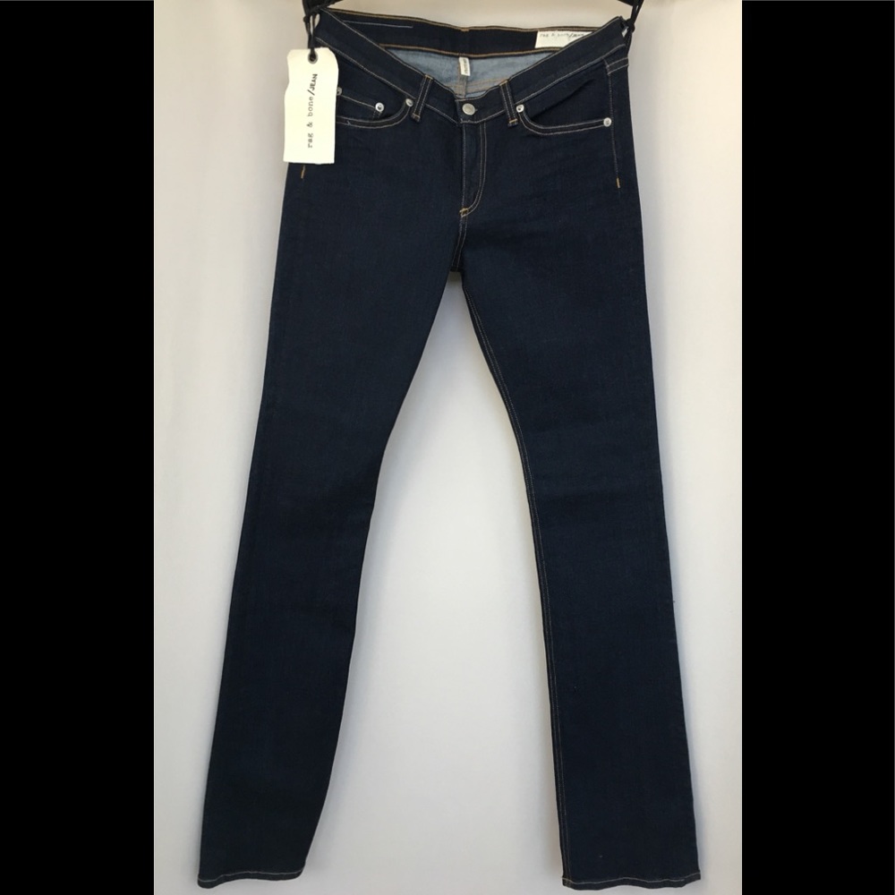 rag & bone Stilleto Boot Jean Heritage Wash NWT